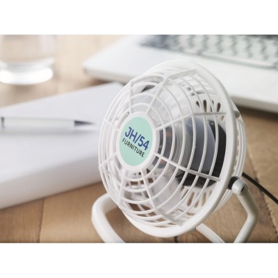 Ventilador con cable USB publicitario